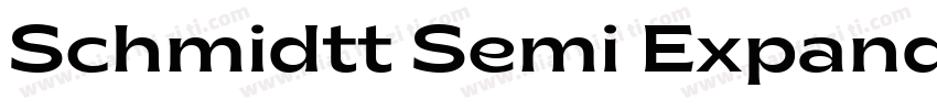Schmidtt Semi Expanded Regular字体转换